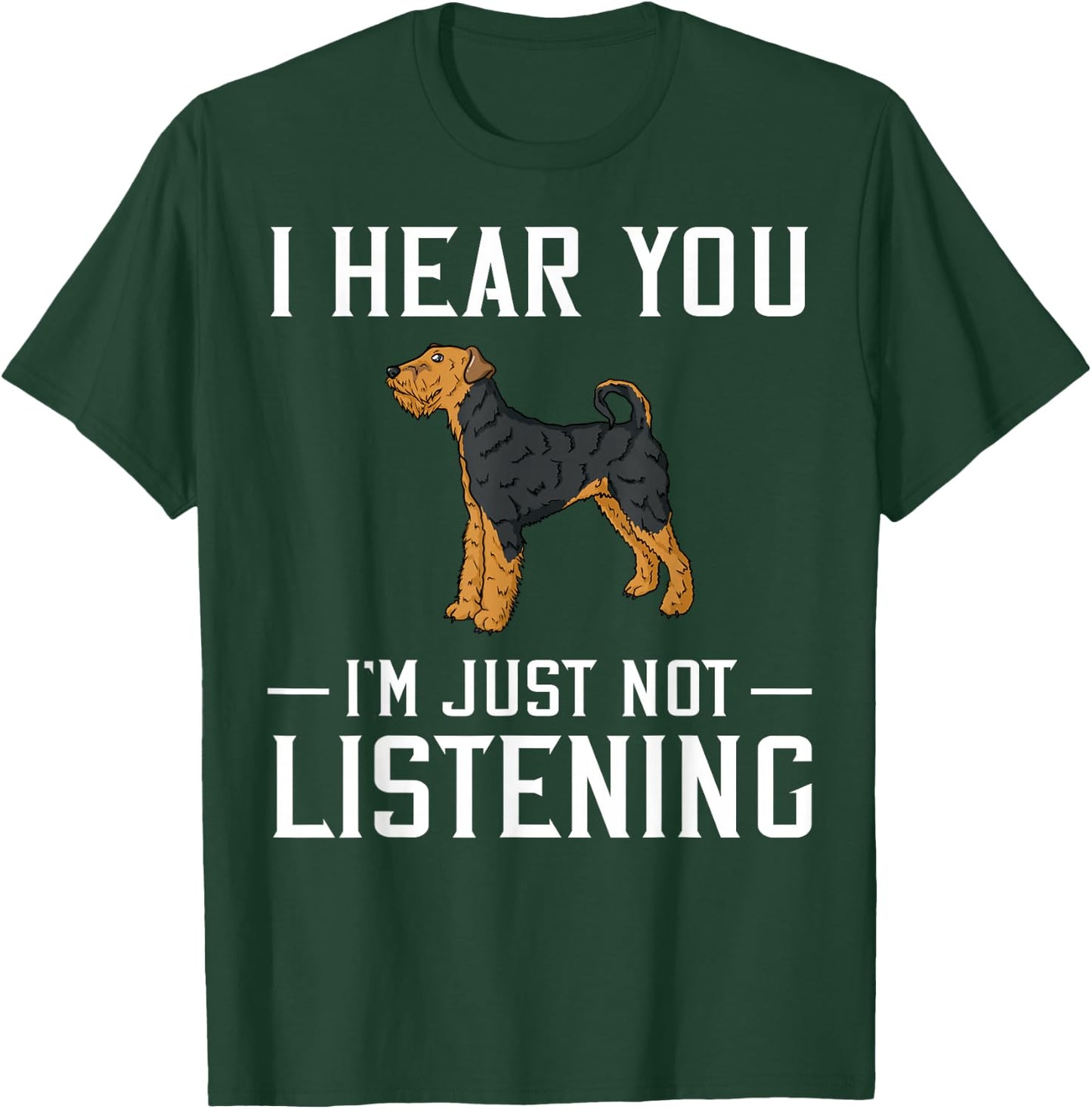 Airedale Terrier Dog Puppy Owner Lover T-Shirt - T-Shirt | Forest