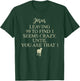Jesus Leaving 99 To Find 1 Seems Crazy Christian T-Shirt - T-Shirt | Forest