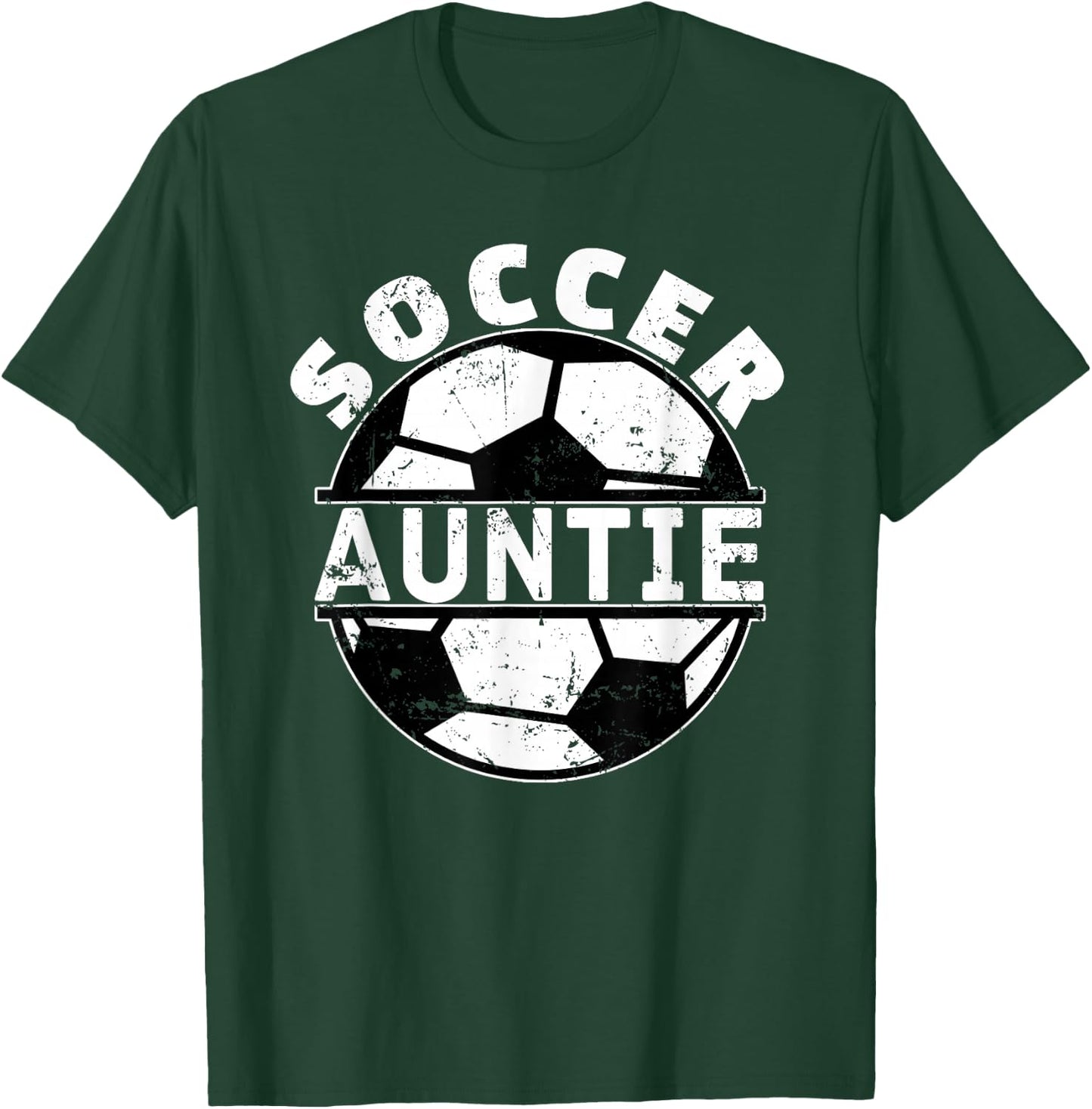 Soccer Auntie Aunt T-Shirt - T-Shirt | Forest