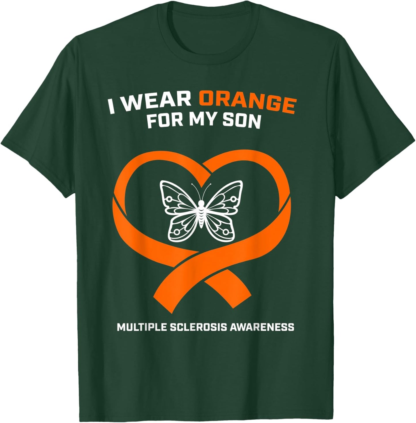 MS Gifts Apparel Clothing Son Multiple Sclerosis Awareness T-Shirt - T-Shirt | Forest