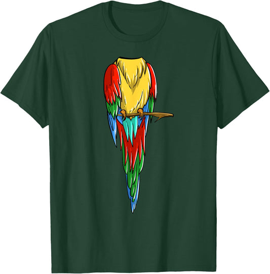 Cool Headless Parrot Halloween Costume | Funny Lazy DIY Gift T-Shirt - T-Shirt | Forest