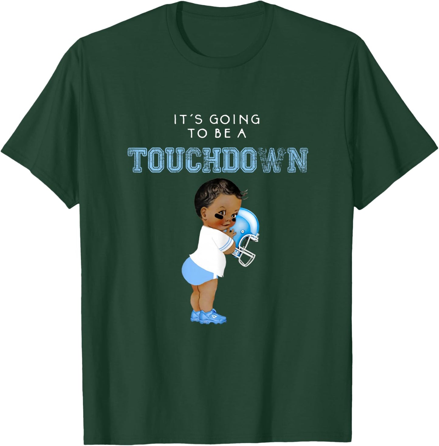 Its A Boy Gender Reveal Touchdown Tutu Baby Shower Inspired T-Shirt - T-Shirt | Forest