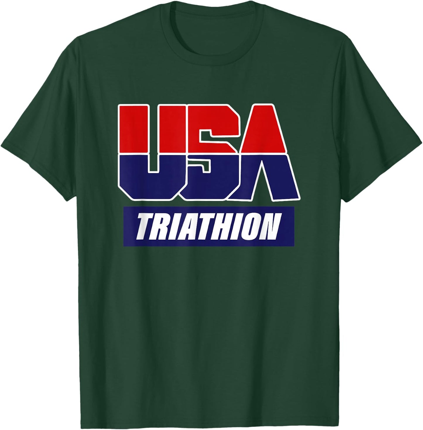 Triathlon 2021 USA Team T-Shirt - T-Shirt | Forest