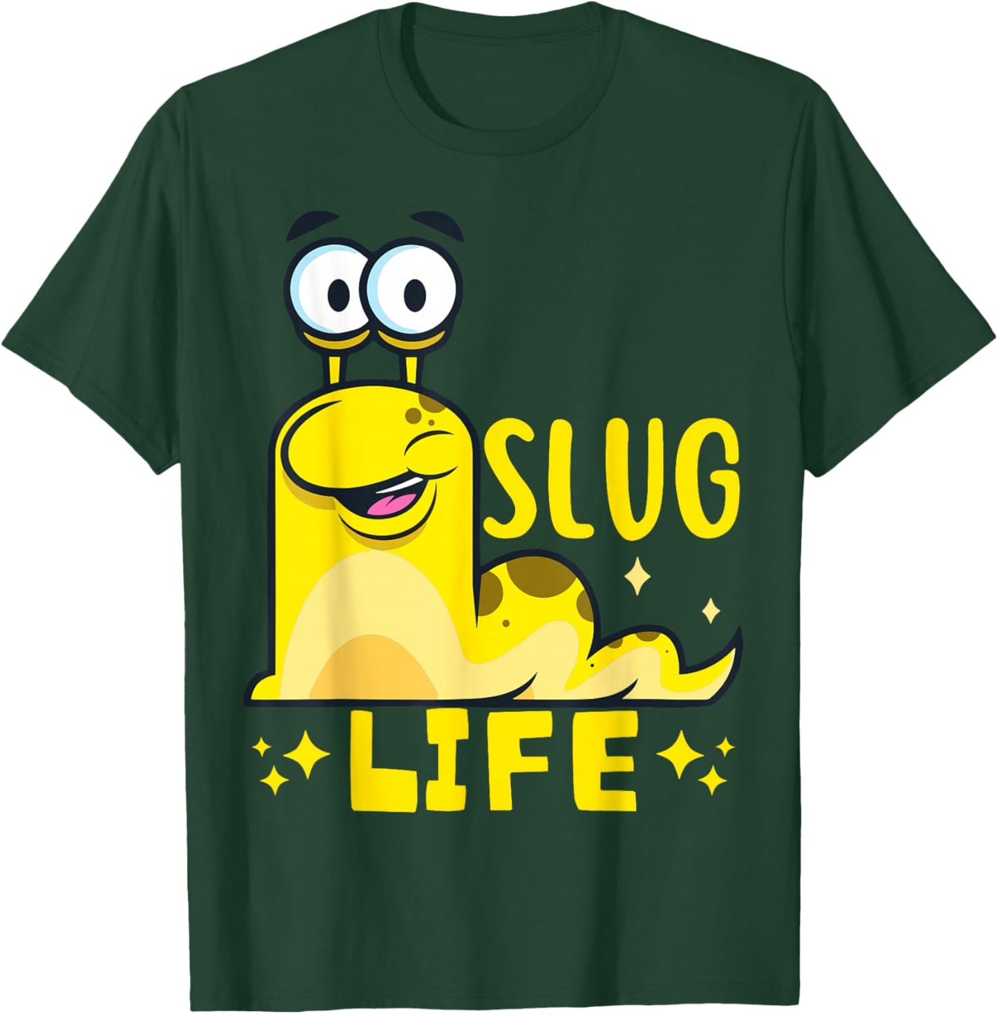 Slug Life Yellow Banana Slug Snail Lover Slug Costume T-Shirt - T-Shirt | Forest