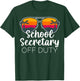School Secretary Off Duty Sunglasses Beach Sunset Women T-Shirt - T-Shirt | Forest
