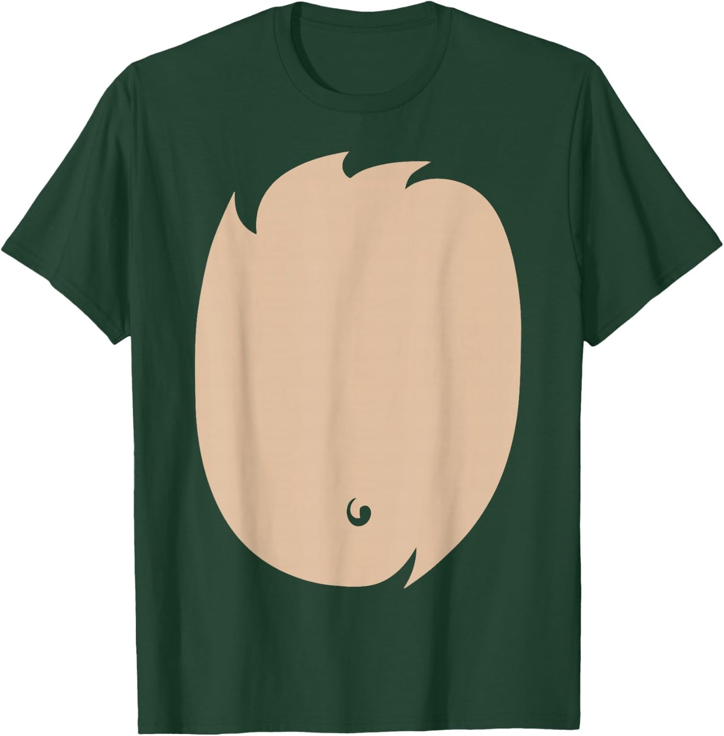 Deer Belly Shirt Cute Deer Costume DIY Halloween Costume T-Shirt - T-Shirt | Forest