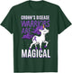 Crohn's Disease Awareness Regional Enteritis Unicorn Lover T-Shirt - T-Shirt | Forest