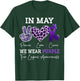 In May We Wear Purple Lupus awareness Ribbon Purple Lupus T-Shirt - T-Shirt | Forest
