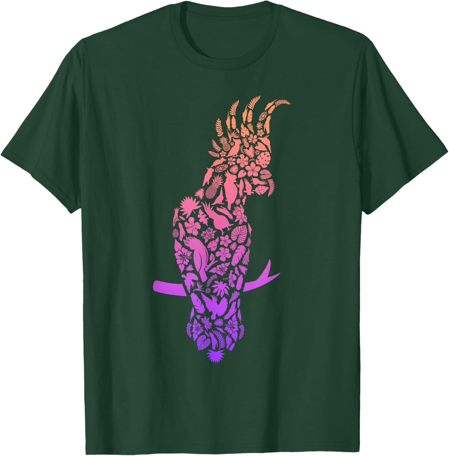 Cockatoo Bird Lover Women Girls Kids Cockatoo Parrot T-Shirt - T-Shirt | Forest
