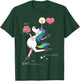 Funny Unicorn Skating Birthday Rainbow Magical Girl Gifts T-Shirt - T-Shirt | Forest