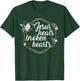 Jesus Heals Broken Hearts Christian Quote Prayer Religious T-Shirt - T-Shirt | Forest