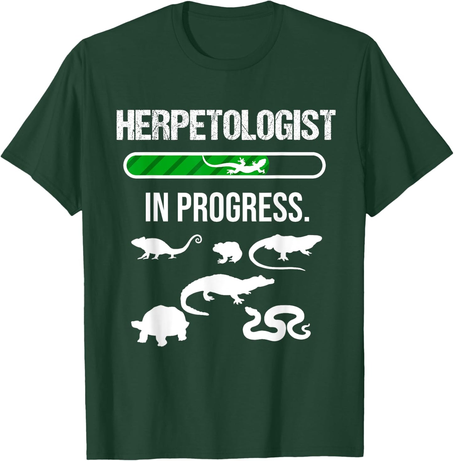 Cool Herpetologist In Progress | Funny Herpetology Kids Gift T-Shirt - T-Shirt | Forest