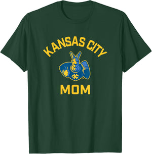 University of Missouri Kansas City UMKC Arched Mom T-Shirt - T-Shirt | Forest