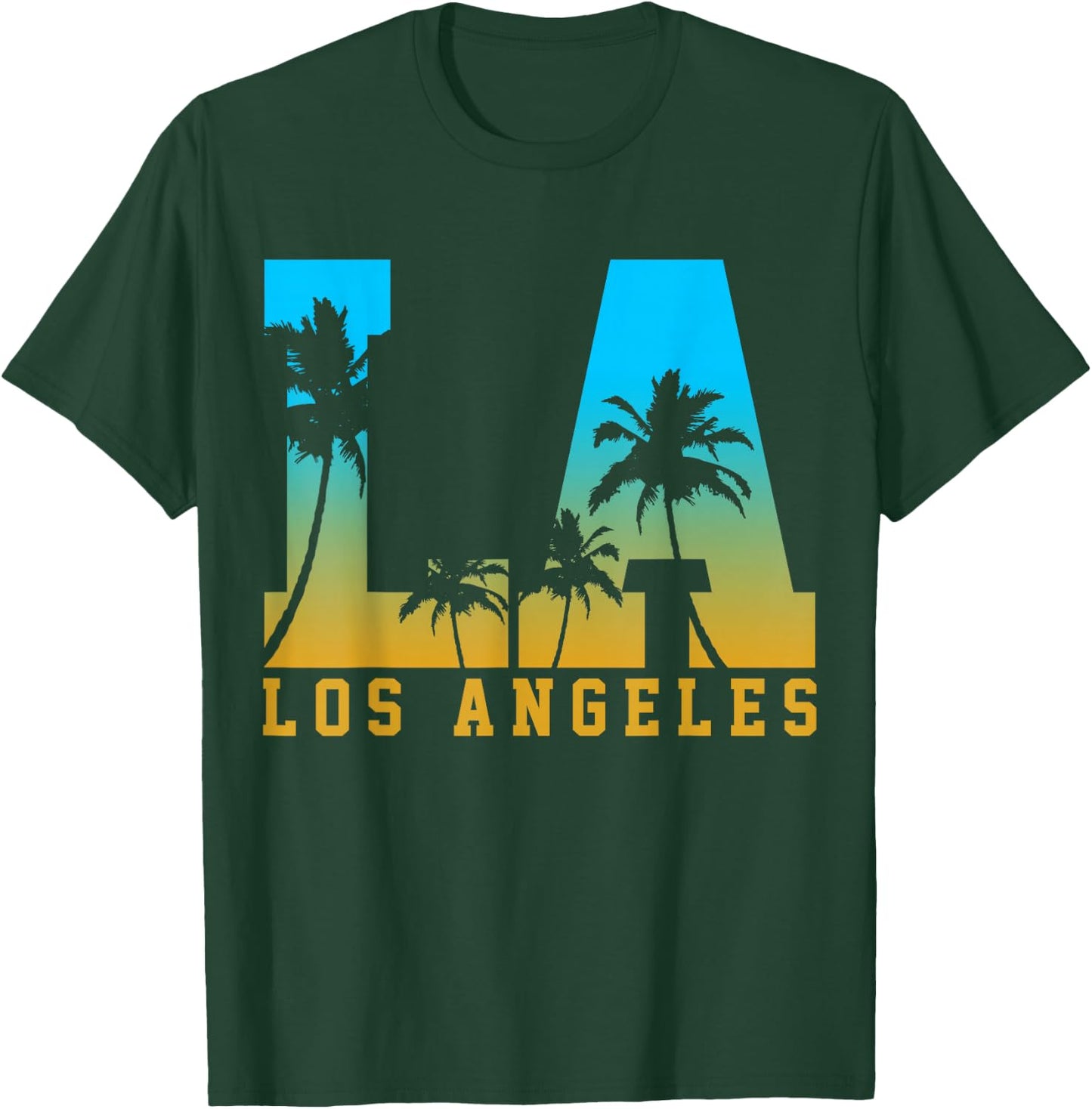 Los Angeles LA California California USA America Souvenir T-Shirt - T-Shirt | Forest