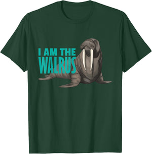 Funny I'm The Walrus Long Fangs Chubby Sea Walrus T-Shirt - T-Shirt | Forest