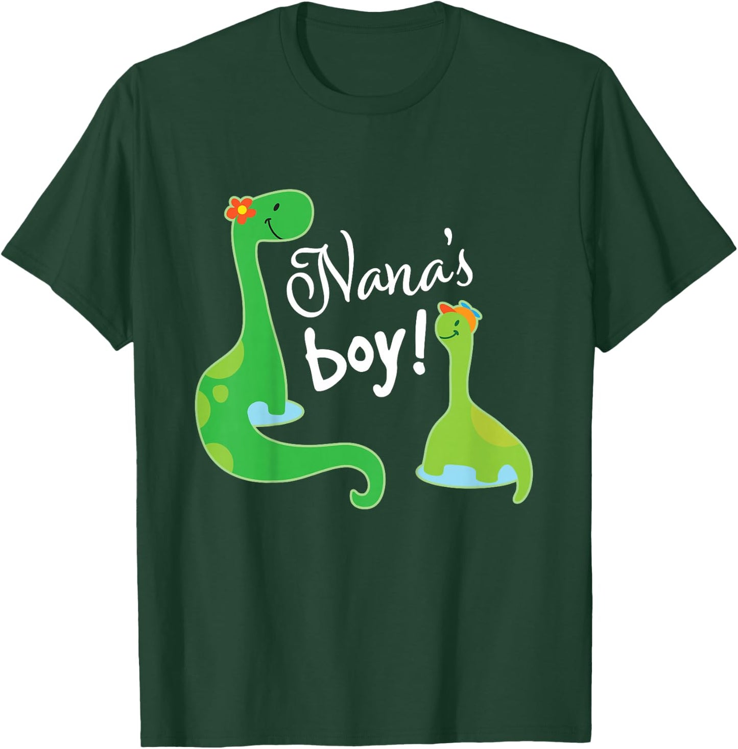Nanas Boy Grandson Dinosaur T-Shirt - T-Shirt | Forest