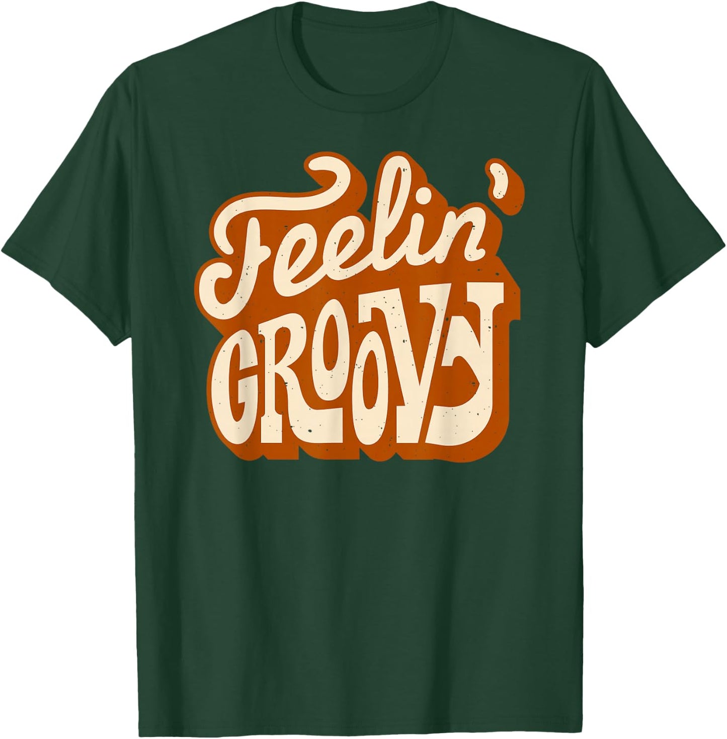 Feeling Groovy 70s Throwback Retro Vintage Good Vibes T-Shirt - T-Shirt | Forest