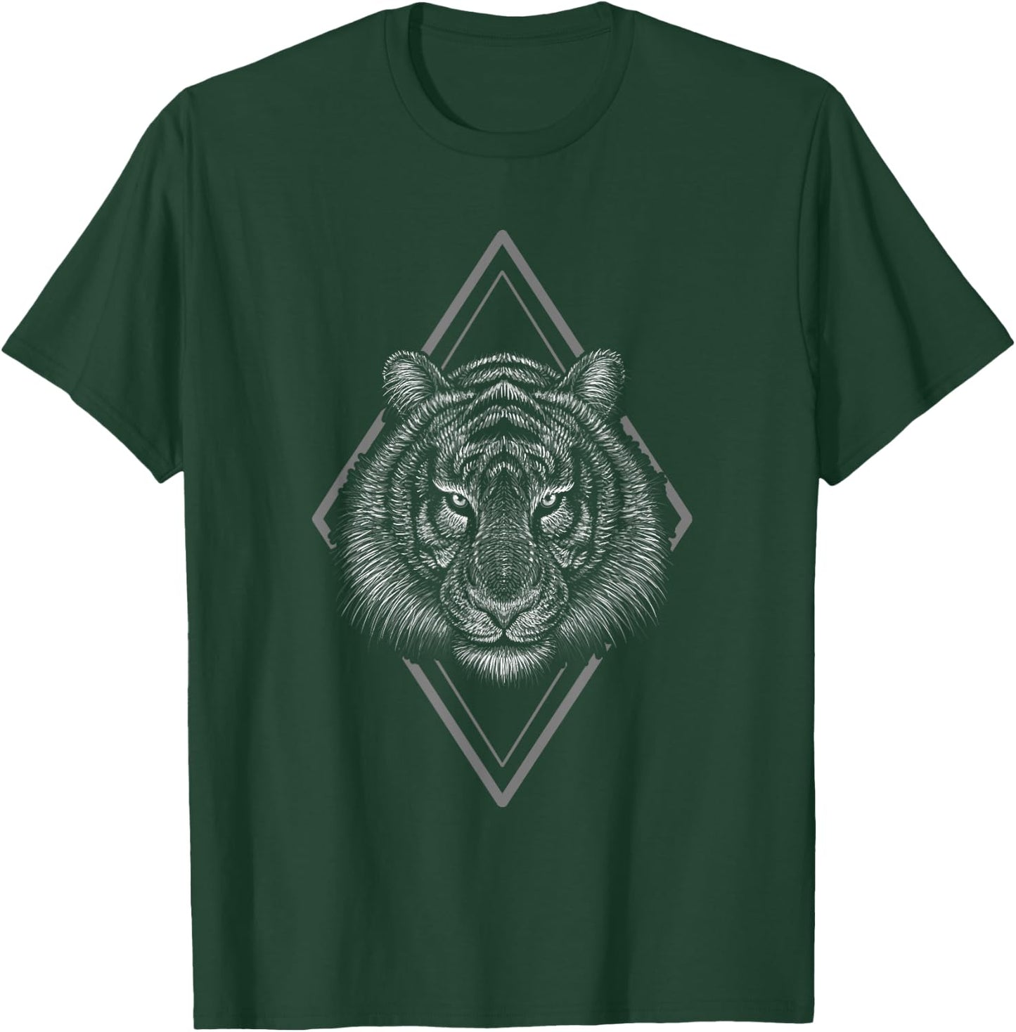 Tiger Head Tiger T-Shirt - T-Shirt | Forest