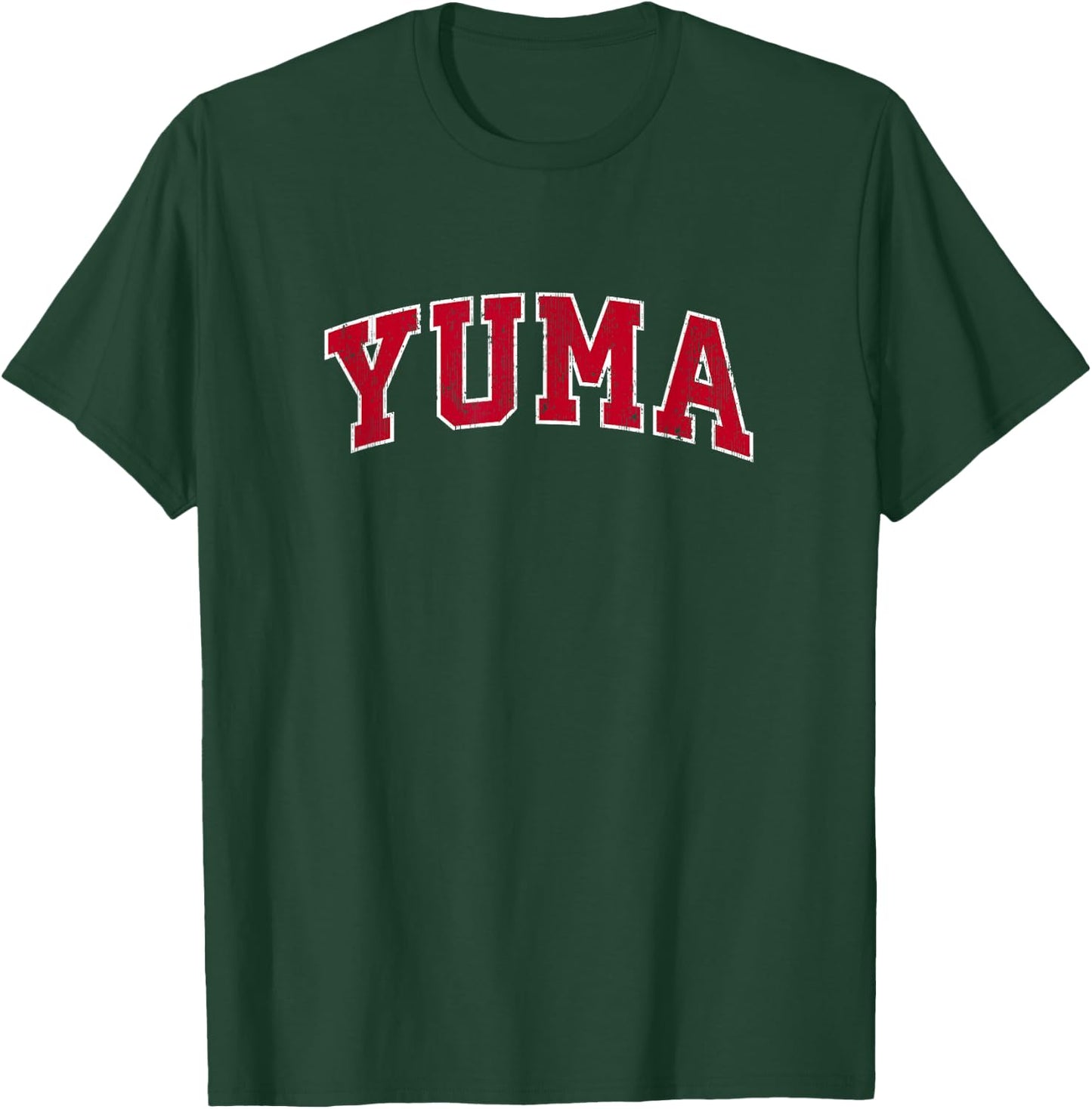 Yuma Arizona AZ Vintage Sports Design Red Design T-Shirt - T-Shirt | Forest