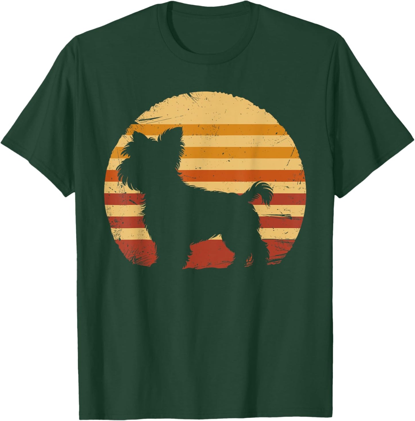 Retro Vintage Yorkipoo Dog Lovers Christmas Birthday Gift T-Shirt - T-Shirt | Forest