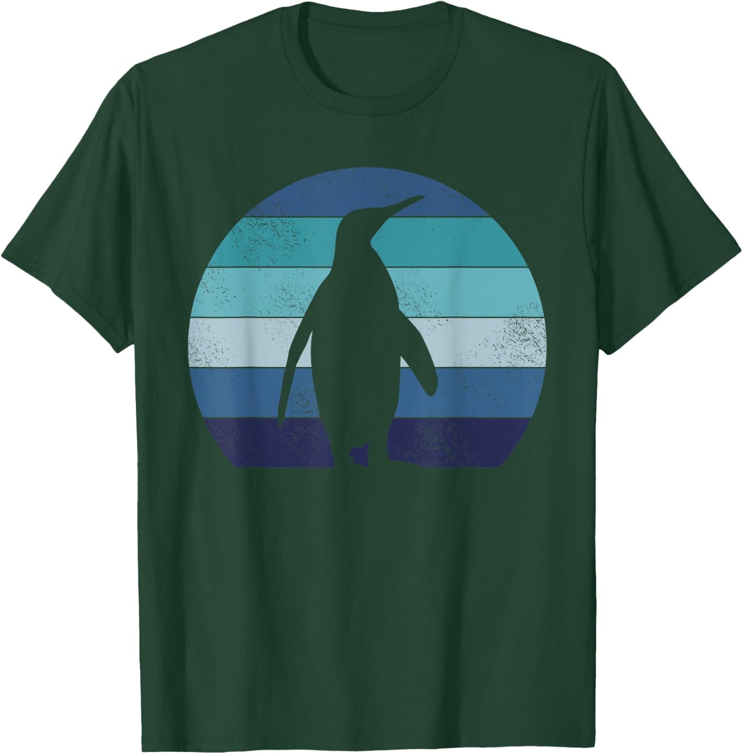 Retro Antarctic Animal Bird Penguin T-Shirt - T-Shirt | Forest