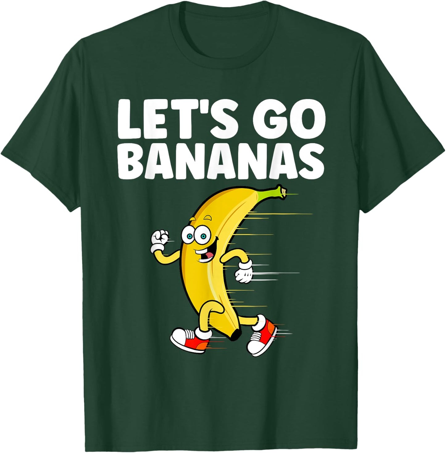 Banana Art Women Kids Hawaiian Fruit Bananas Lover T-Shirt - T-Shirt | Forest
