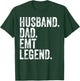Husband Dad EMT Legend Shirt Funny Father's Day Gift T-Shirt - T-Shirt | Forest