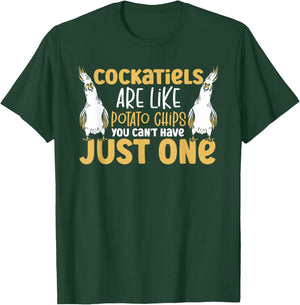 Cockatiel Parakeet Parrot Bird Lover Ornithologist Cockatiel T-Shirt - T-Shirt | Forest