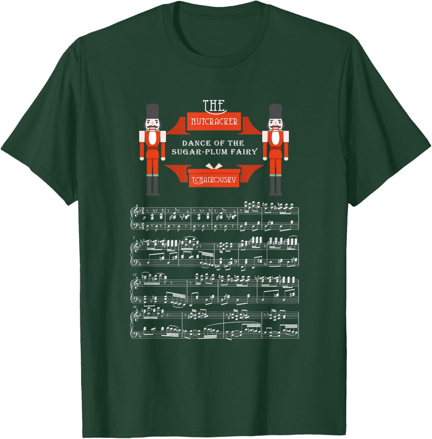 Tchaikovsky Nutcracker Dance of the Sugar-Plum Fairy T-Shirt - T-Shirt | Forest