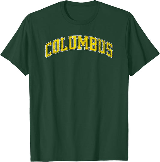 Columbus soccer vintage city T-Shirt - T-Shirt | Forest