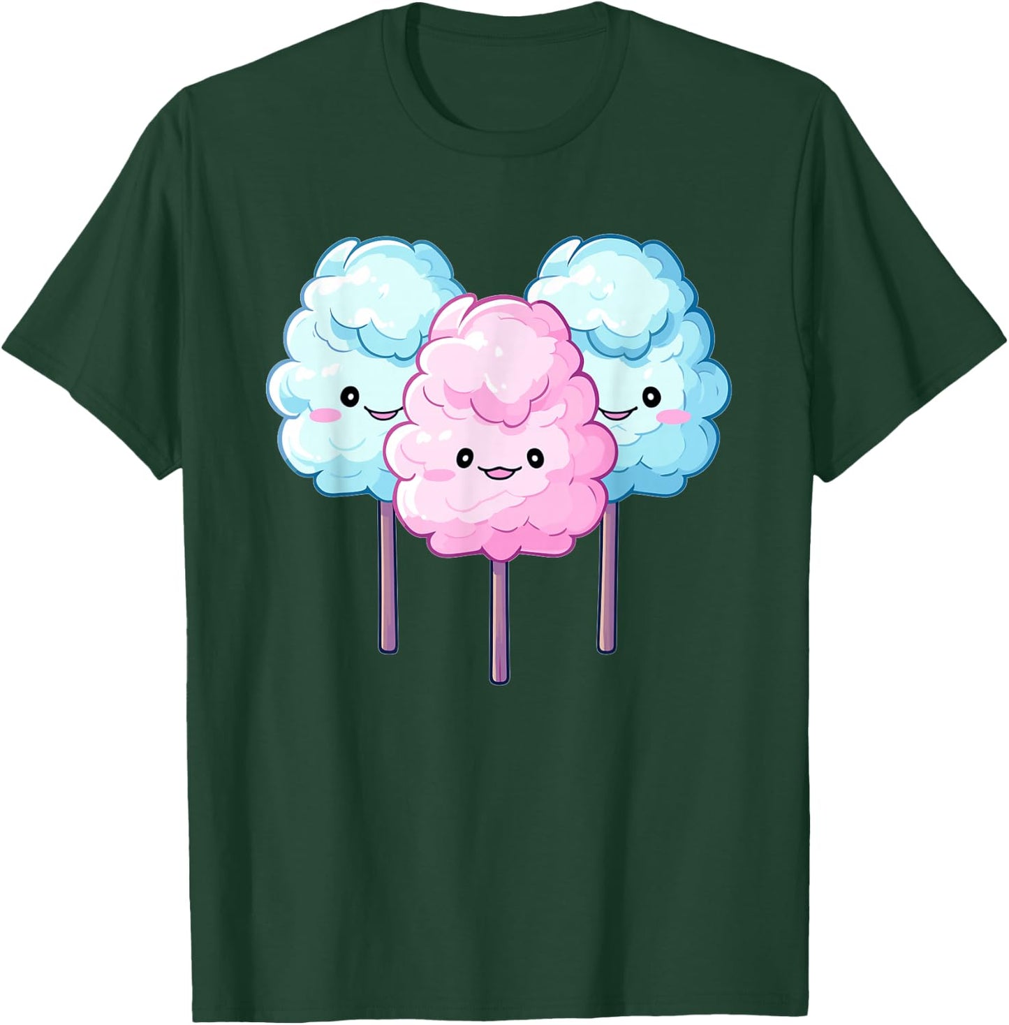 Cotton Candy Sticks Apparel Sweets Girls T-Shirt - T-Shirt | Forest