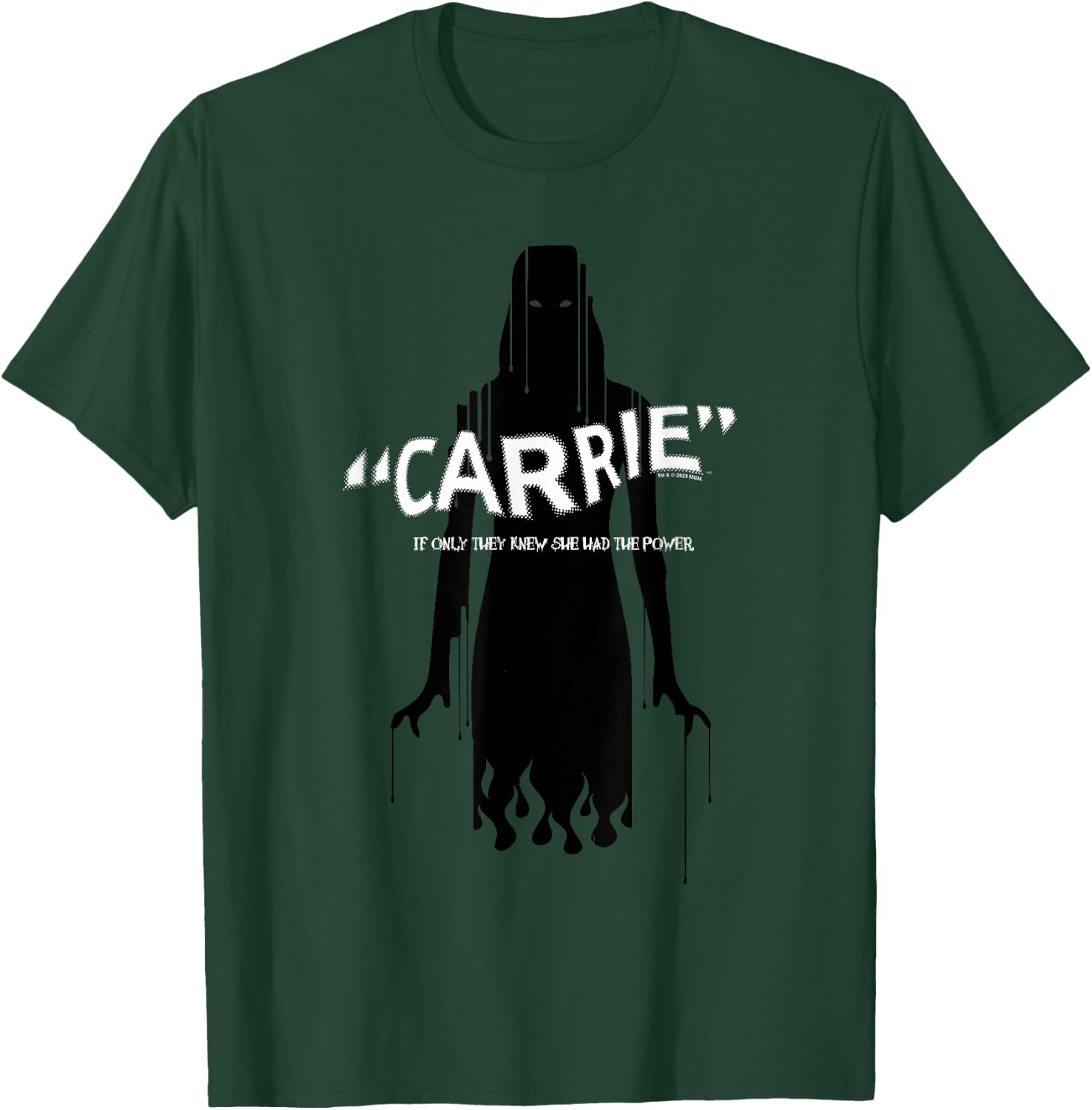 Carrie If Only They Knew She Had The Power Evil Silhouette T-Shirt - T-Shirt | Forest