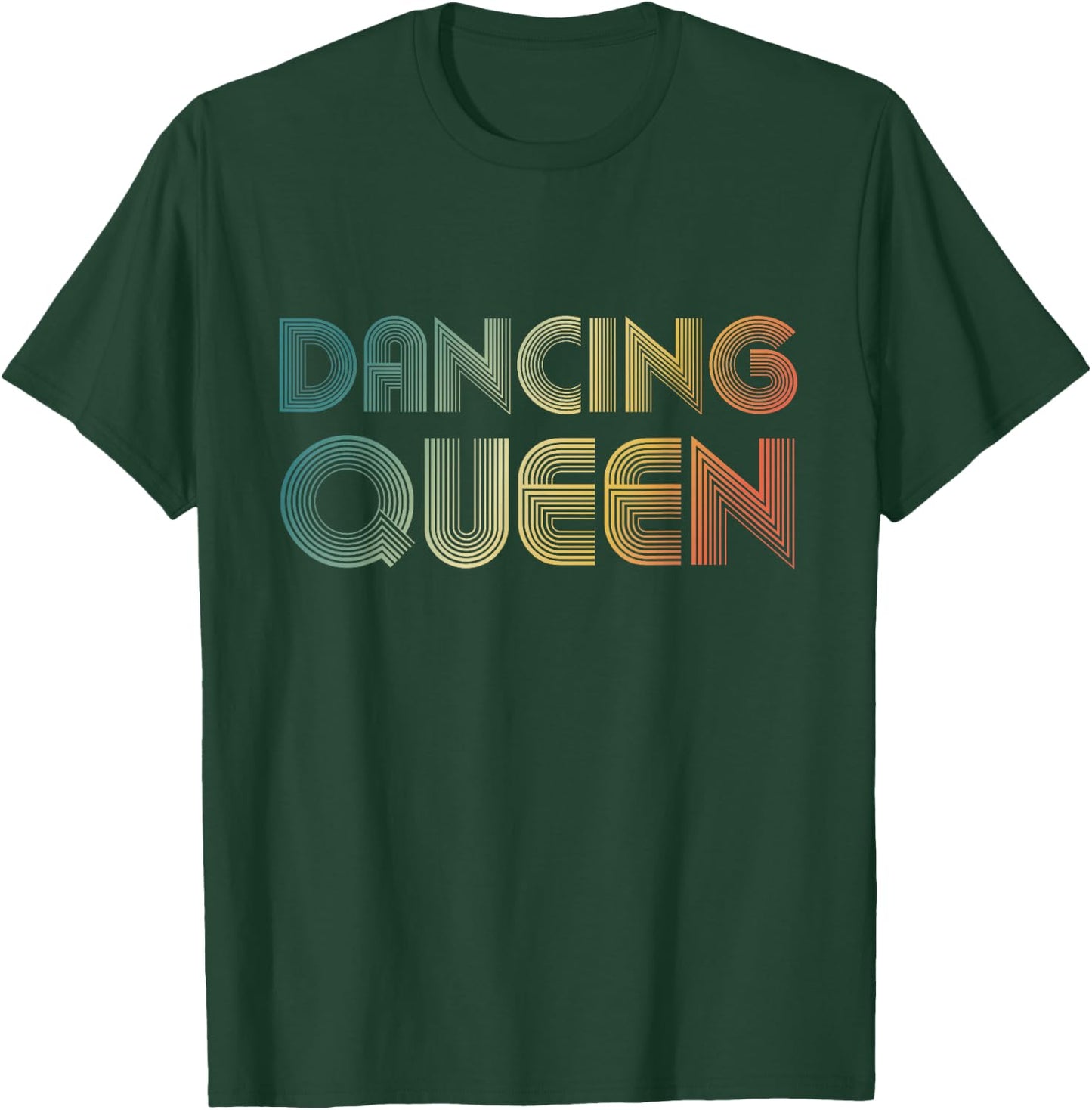 Disco Queen Funky Vintage 70s 80s For Dance Parties T-Shirt - T-Shirt | Forest