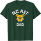 North Carolina A&T State University Aggies Arched Dad T-Shirt - T-Shirt | Forest