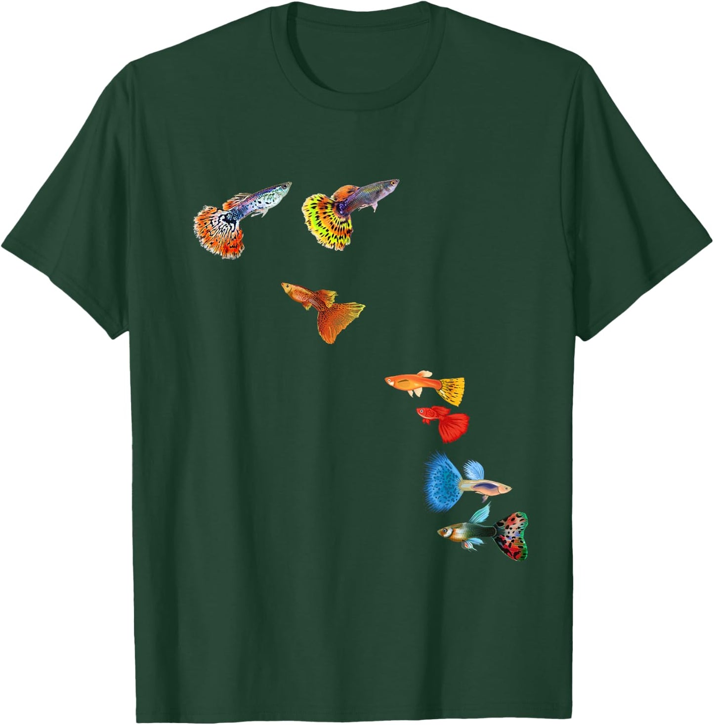 Guppy Fish Lover Forever T-Shirt - T-Shirt | Forest