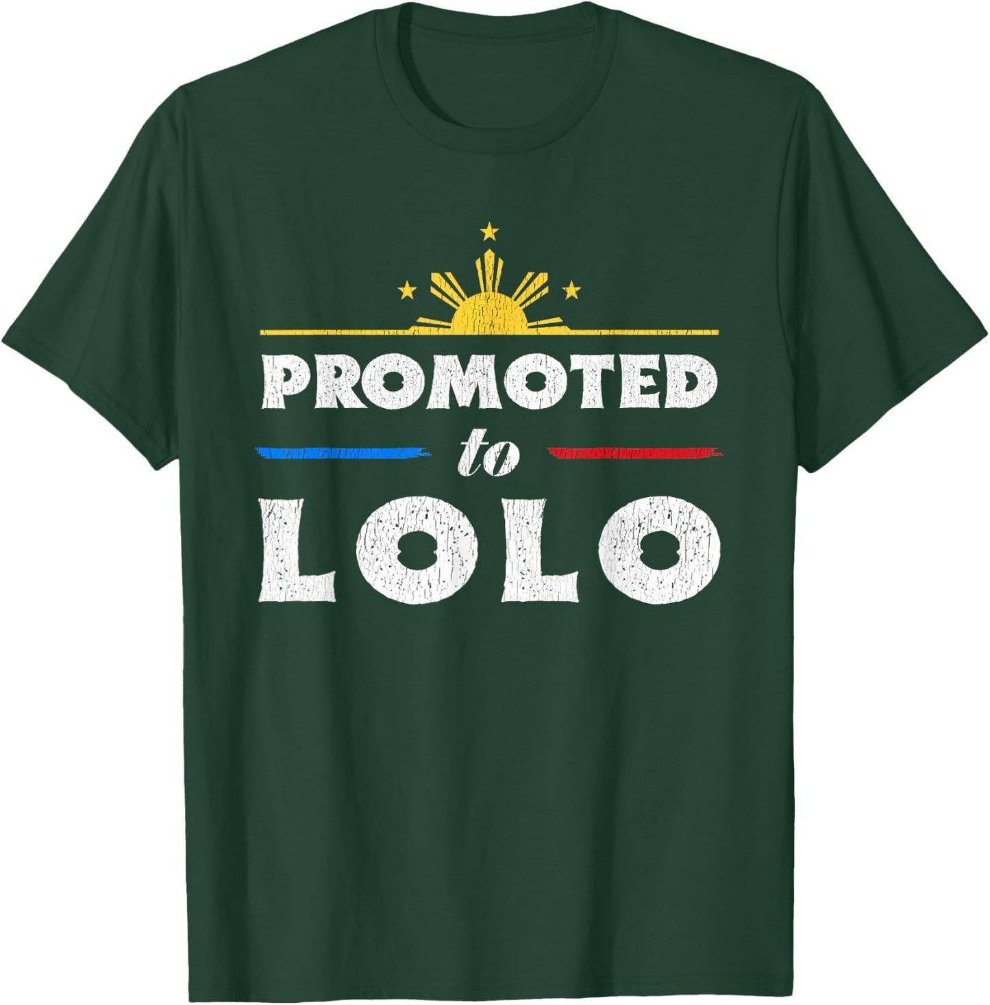 Promoted To Lolo Filipino Grandpa T-Shirt - T-Shirt | Forest