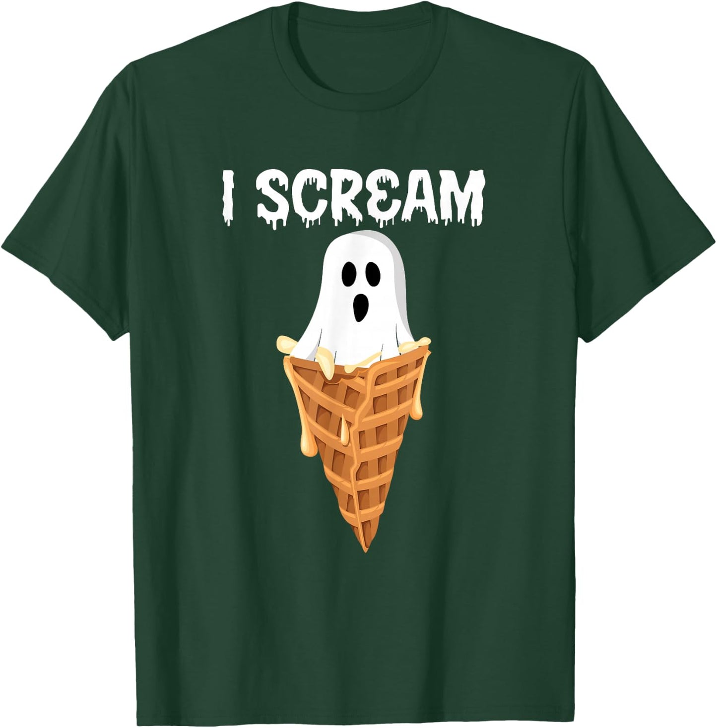 I Scream Halloween T-Shirt - T-Shirt | Forest