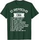 10 Reasons to Date a CNA Certified Nursing Assistant T-Shirt - T-Shirt | Forest