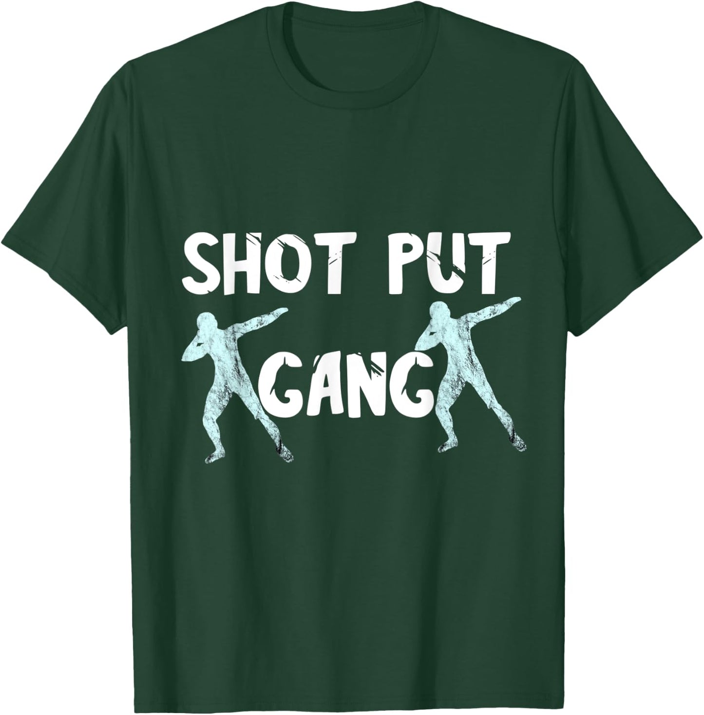 Shot Put Gang Thrower Squad Track And Field Throwing Team T-Shirt - T-Shirt | Forest