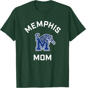 University of Memphis Tigers Arched Mom T-Shirt - T-Shirt | Forest