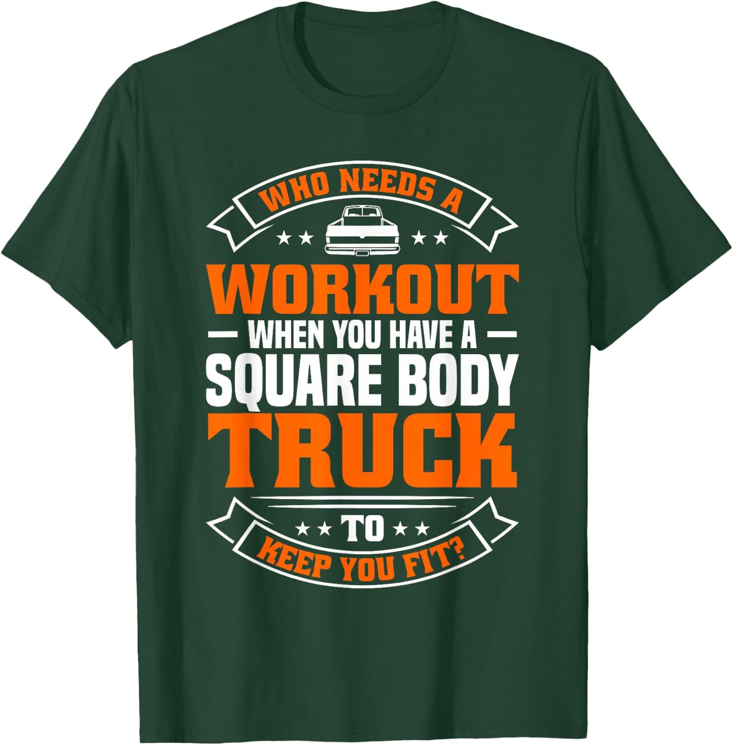 Square Body Truck T-Shirt - T-Shirt | Forest