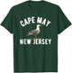 Cape May New Jersey Sea Gull Cute Beach Vacation T-Shirt - T-Shirt | Forest