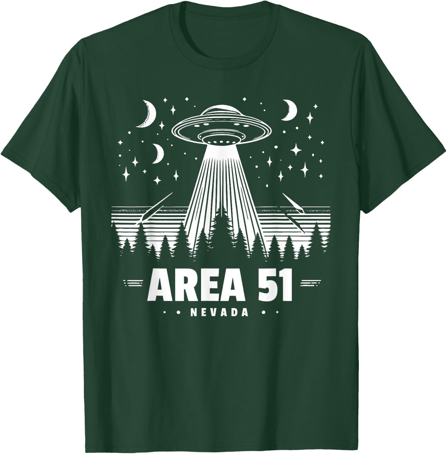 Area 51 Nevada UFO Alien Storm Area 51 T-Shirt - T-Shirt | Forest