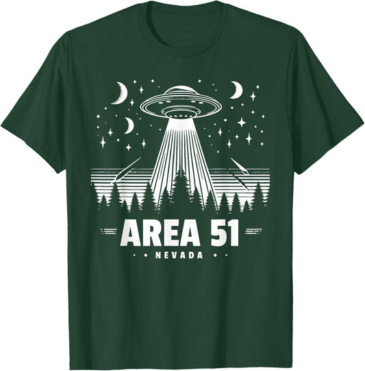 Area 51 Nevada UFO Alien Storm Area 51 T-Shirt - T-Shirt | Forest