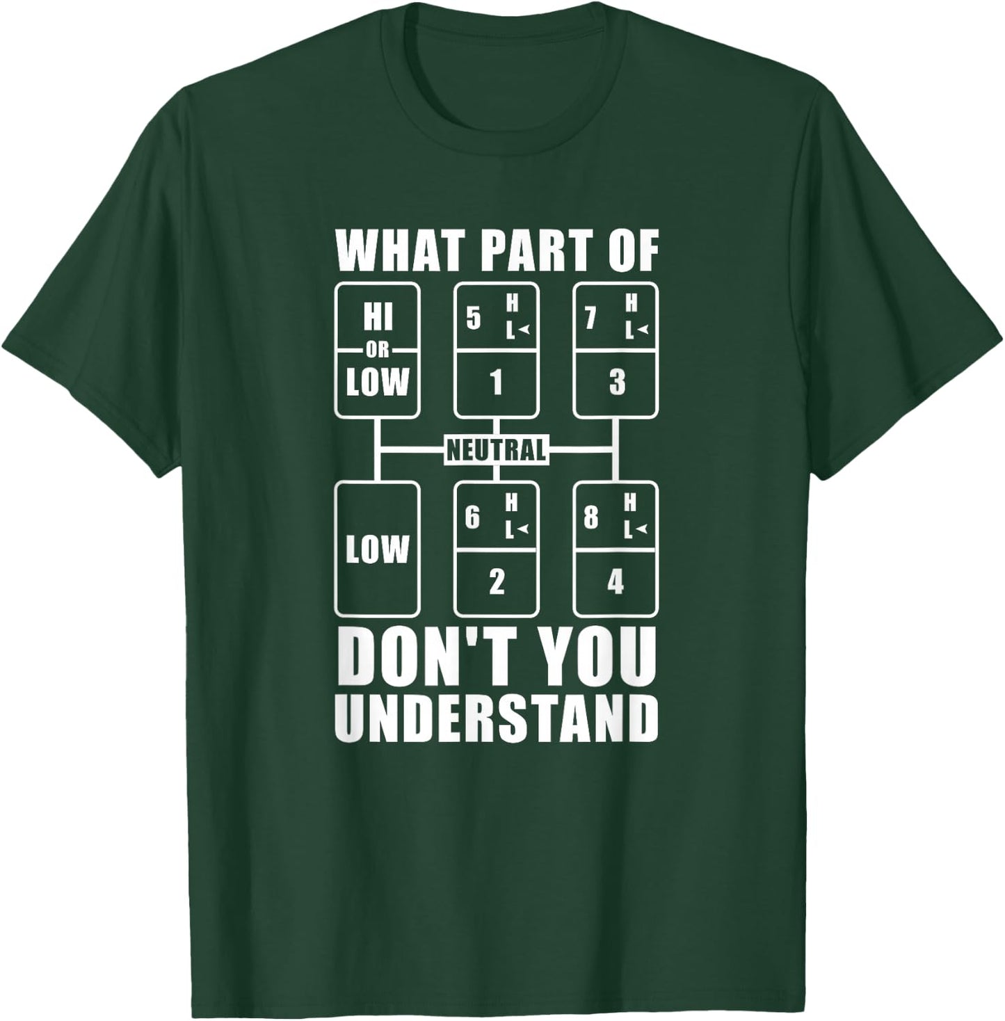 Truck Driver Truck Driver - Truck Driver T-Shirt - T-Shirt | Forest
