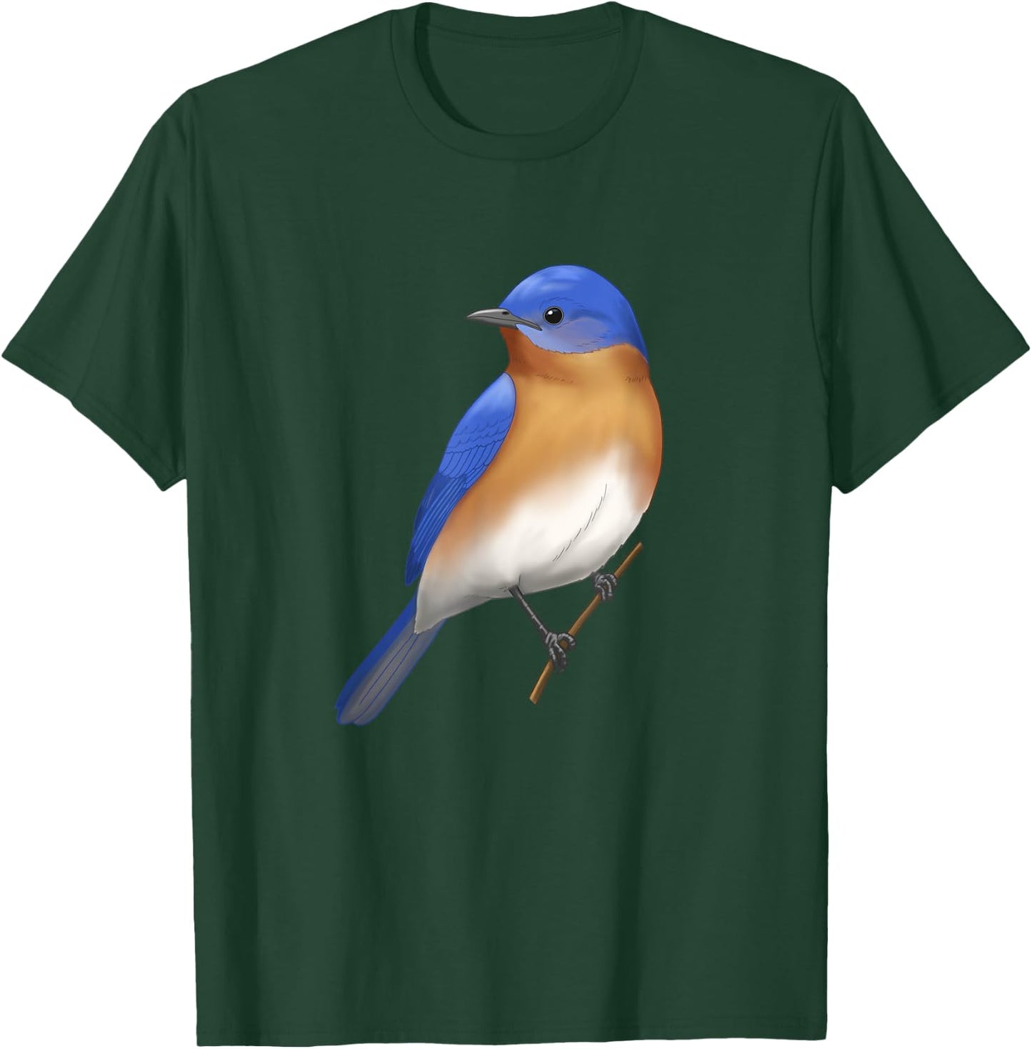 Eastern Bluebird Bird Lover Gift T-Shirt - T-Shirt | Forest