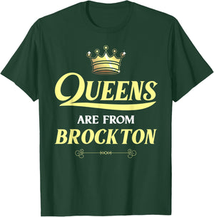 BROCKTON Gift Funny Home Roots Grown Born City USA Heritage T-Shirt - T-Shirt | Forest