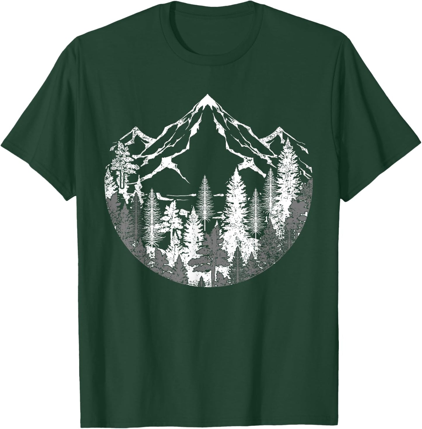 Wildlife Forest Hiking Mountains Outdoor Trees Nature Forest T-Shirt - T-Shirt | Forest