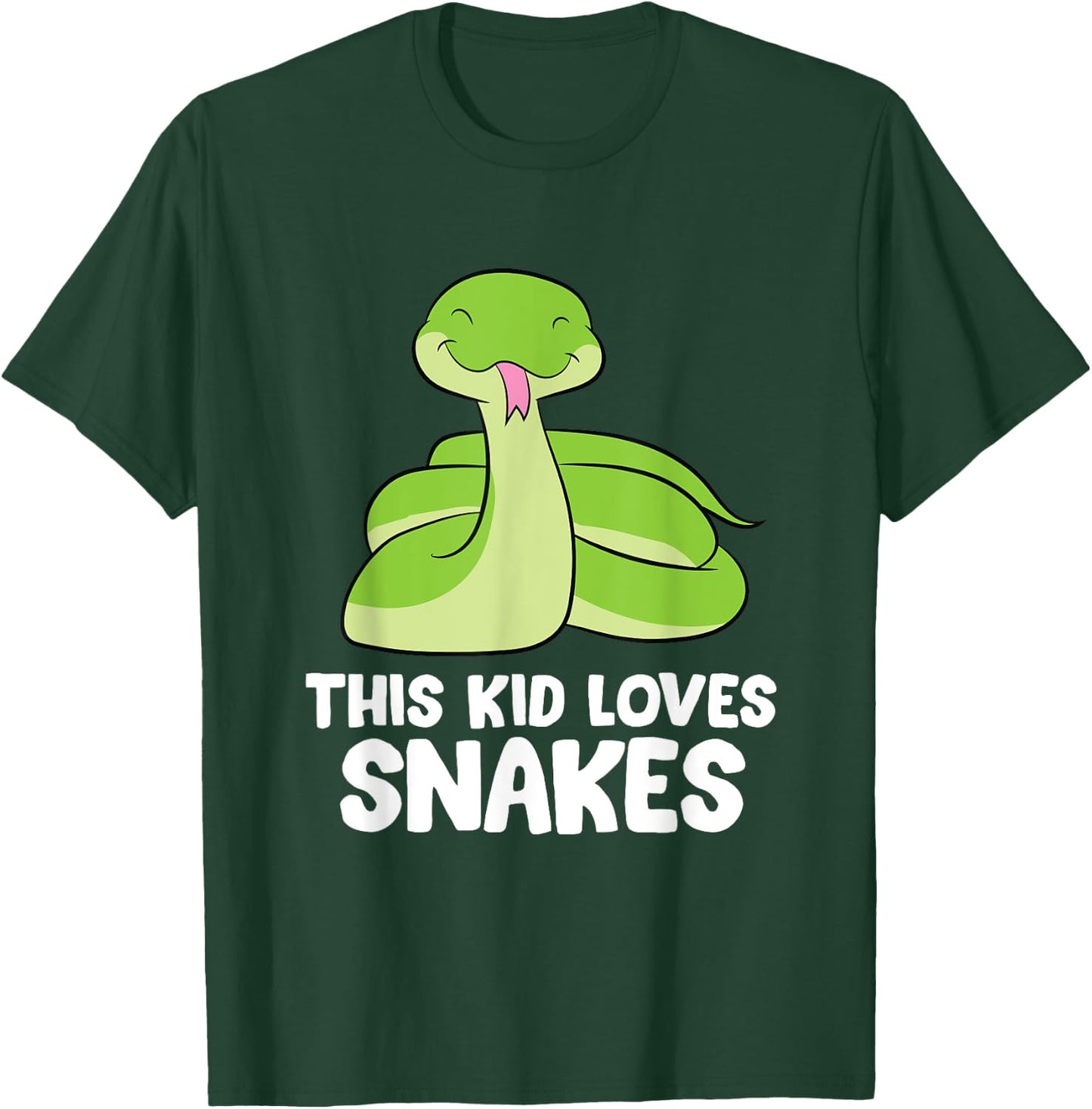 This Kid Loves Snakes Toddlers Kids Snakes T-Shirt - T-Shirt | Forest