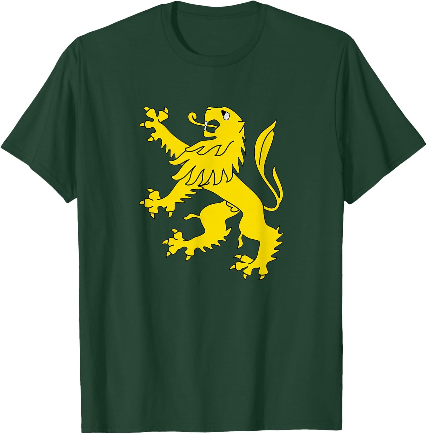 Gold Lion Rampant T-Shirt - T-Shirt | Forest